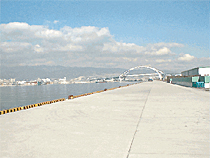 General view of Koshien-hama wharf