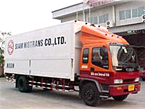 Truck operated by Nissin Corporation's Thai subsidiary